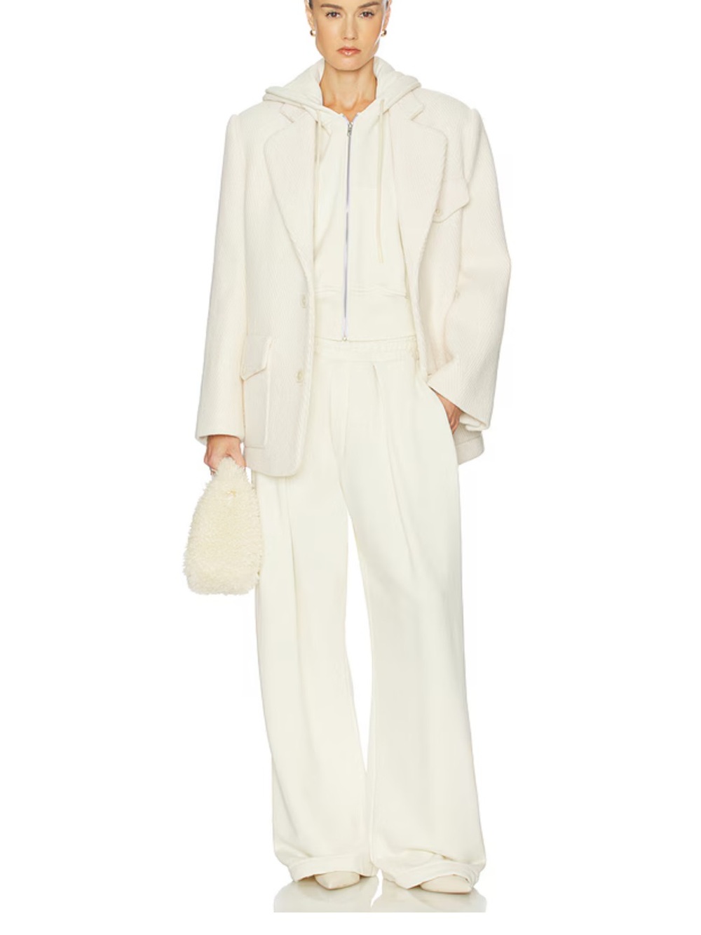 The Very Oversized Blazer in Ivory - Picture 5 of 13